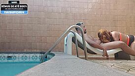 mamei meu primo no motel na piscina