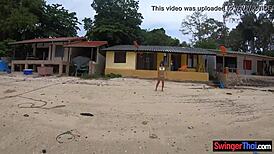 Loving His Curvy Thai Girlfriend's Slutty Blowjob