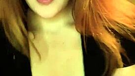 watch ritafox masturbate her juicy redhead pussy and show firm ass?