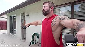 Working Out With Step Daughter