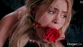 damn, tiny lika gagged and dominated hard