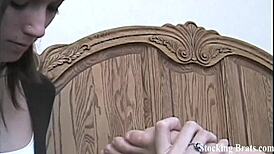 Becky And Chelsea Worshiping Feet In Stockings