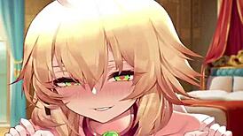 charlotte feels tricked into titty fucking that big cock.