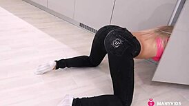 Step Sister Stuck and Step Brother Fucked Her Hard! Step Whore Screwed Doggystyle with Creampie!