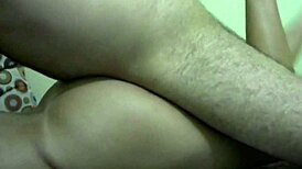 Latina wife rides dick cowgirl style, moaning loudly in homemade fun. 😘