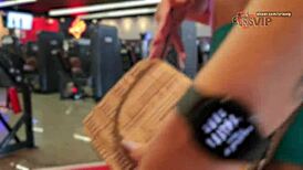 cristina almeida in fortaleza, rocking tight shorts at gym, filmed by cuckold husband