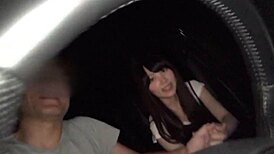 Mirei-chan gives sloppy blowjob in the bath with age-gap couple