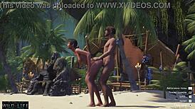 Fucked A Pretty Girl While Dancing In Public Outdoor Wild Life