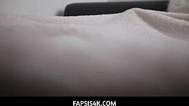 Check out this hot teen stepsister fucking her stepbrother with big tits and ass in POV!