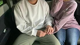 She says, 'Fuck me in the car with your big cock.'