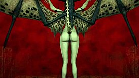 lilith slim succubus dances seductively in the dungeon