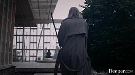 damn, tiny lika gagged and dominated hard