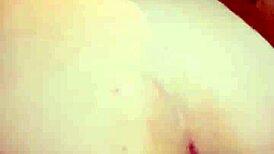 In this interracial scene, she gets a slow creampie from big black cock.