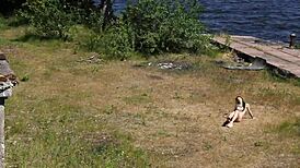 Nude Reality Shoot at Abandoned Military Base on Totleben Island Part 3