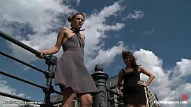 German babe bound and humiliated.