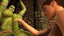 prisoner ork shemale gets milked in wild jail encounter. curious how much she spills?