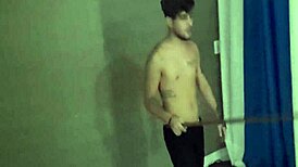 Flakael stars in group POV gay fucking with petite twink outdoors.