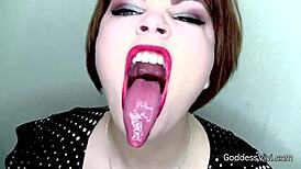 Beautiful Girls Engaging In Tongue Play - Part 4