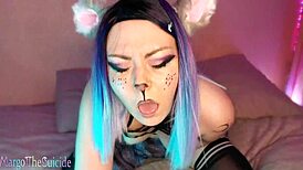 She Plays With Ponytail In Ass