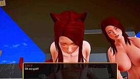 Vörös hajú 18+ csaj kis cicikkel új családban 😍