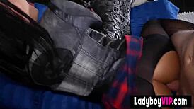 wow, thai ladyboy anna got barebacked so hard