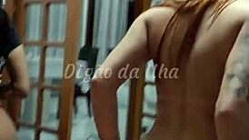 Girlfriend Watches Redhead Ride Boyfriend