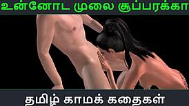 Tamil Audio Sex Story: Unnoda Mulai Superakka - Animated 3D Porn Of Indian Girl