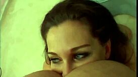 Latina Pornstar Gets Anal Creampie in Threesome