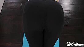 Ariel Blue and Isabella Reign get wild fucking after yoga session