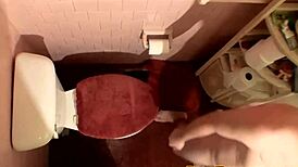 few twinks voyeur piss in toilet and hot solo masturbation