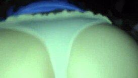 this latina wife from chiapas gets fucked in her white thong during quarantine