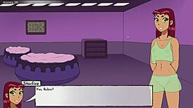 Starfire Sucks Dick in Titans