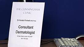 flirty hottie receives a facial cumshot