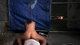 my neighbor’s rough outdoor sex tape scene 1 is wild 😈