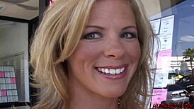 Kayla Needs Quick Cash, So She Trades Her Tight Perfect Pussy for a Monster Cock Ride.