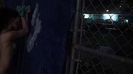 Bruno seizes her throat in BDSM