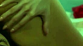 Raunchy Teen Lesbo Reveals Big Tits for Some Action