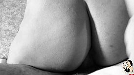 jenny costa moans while sitting hard on cock.