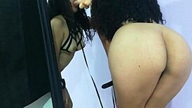 big pussy solo dildo play leads to squirting satisfaction