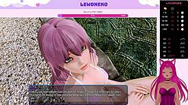 I’m obsessed with Vtuber Lewdneko in Harem Hotel part 27!