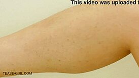 Super Cute Blonde Teen on Sofa Gets Massaged by Father-in-Law, Leading to Huge Orgasm and Assfucking