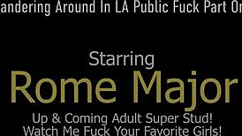 Rome major pounds cameron skyes big tits outdoors in interracial romp