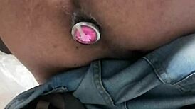 Plug Anal 3 Dildo Play in Tight Ass