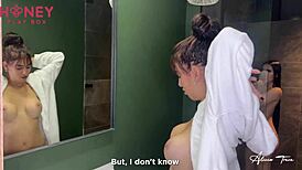 My Pregnant Horny Friend Without Husband Begs for Action! Let's Try My New Toy Together!