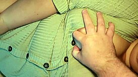 Home Sex with Cute Young BBW Ends in Taboo Creampie