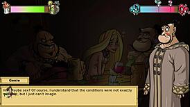 Iris's orgasm in threesome with repunzel