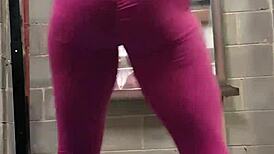 Hey, check out nude squats with butt plug and masturbation