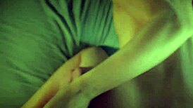 Babe gives blowjob and gets pussy fucked after waking up, ending in creampie.