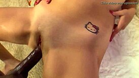 Horny Little Teen Gets Huge Black Cock Creampie Pov!