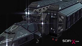 Sex Android Dominates Busty Hottie in Spacecraft Restraints!